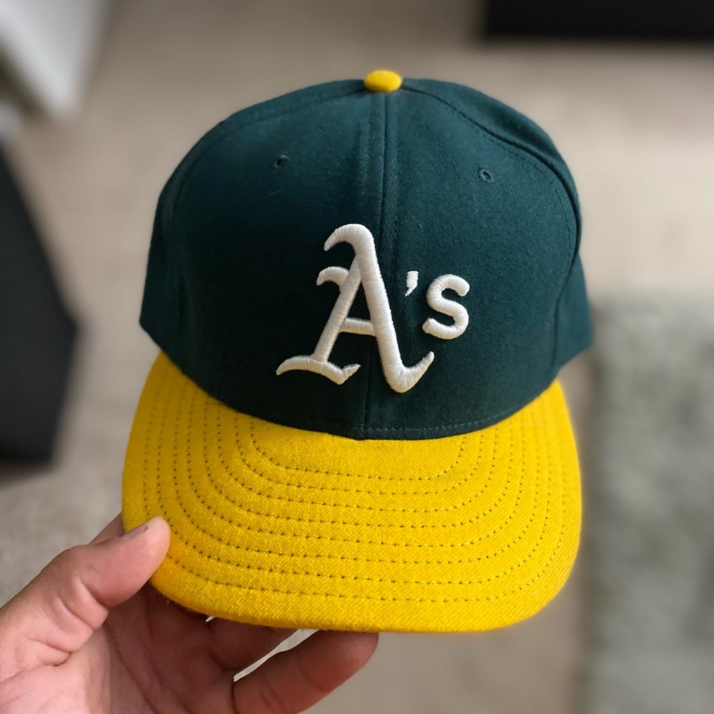 A's New Era fitted hat